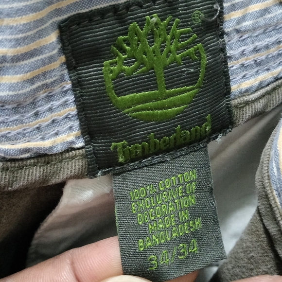 Timberland Men's Corduroy Pants in Olive - Picture 2 of 4